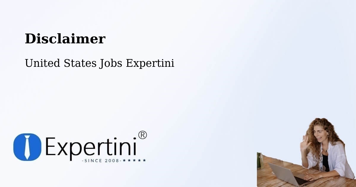 Disclaimer – Haledon - United States Jobs Expertini