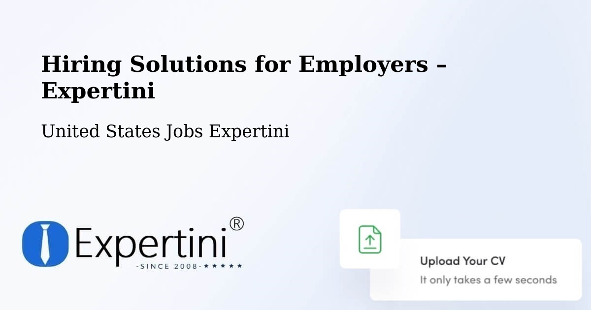 Hiring Solutions for Employers in Haledon - Haledon, United States Jobs Expertini