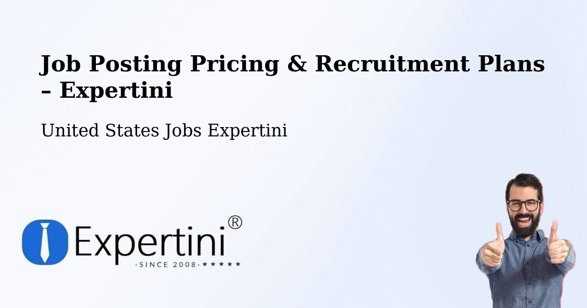 Job Posting Pricing & Recruitment Plans – Haledon - Haledon, United States Jobs Expertini