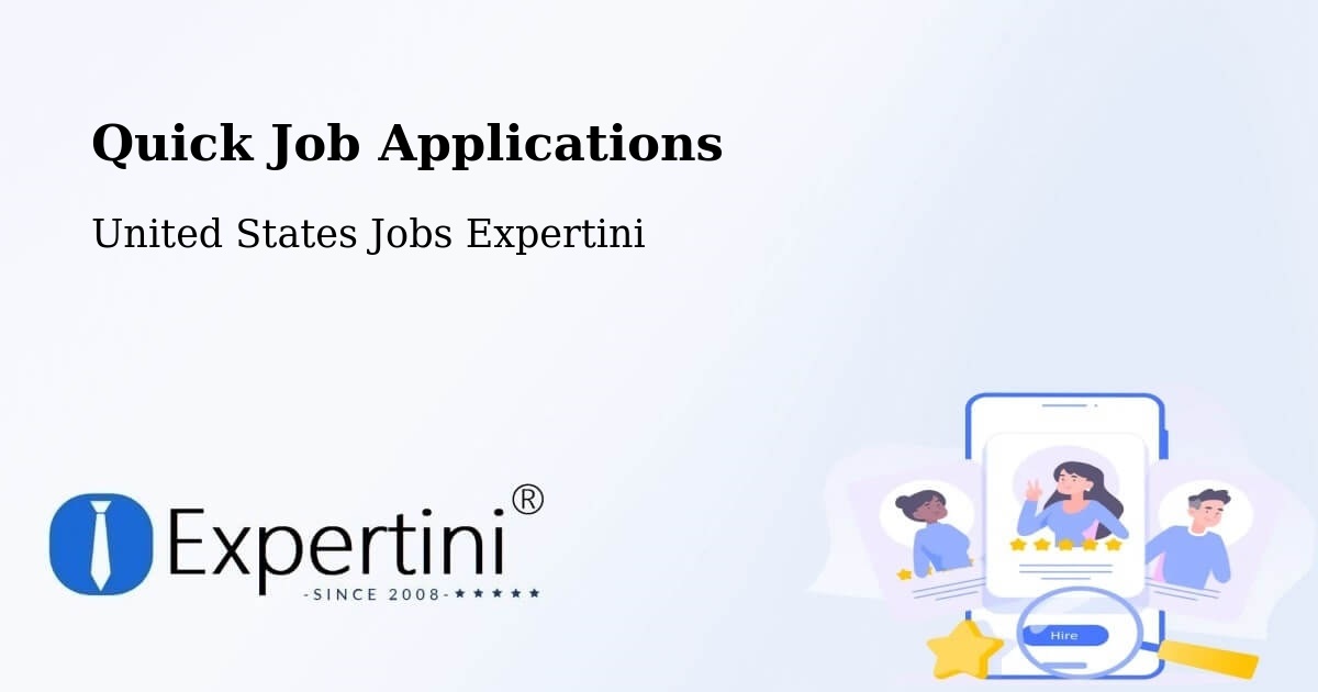 Quick Apply Feature – Haledon - United States Jobs Expertini